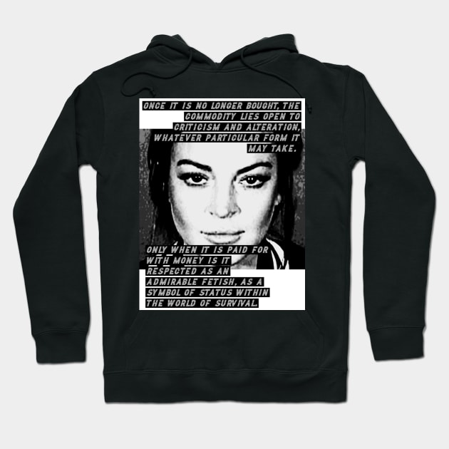 Situationist Lindsay Lohan Hoodie by Vickie Smalls